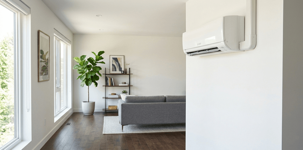 Klimaanlage fertig montiert